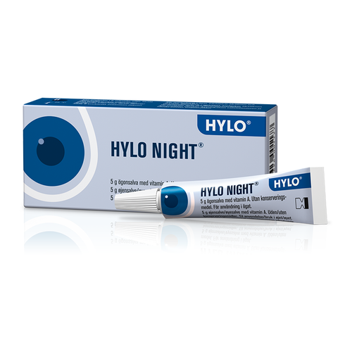 Køb Hylo Night Øjensalve med vitamin A på Prosyn.dk
