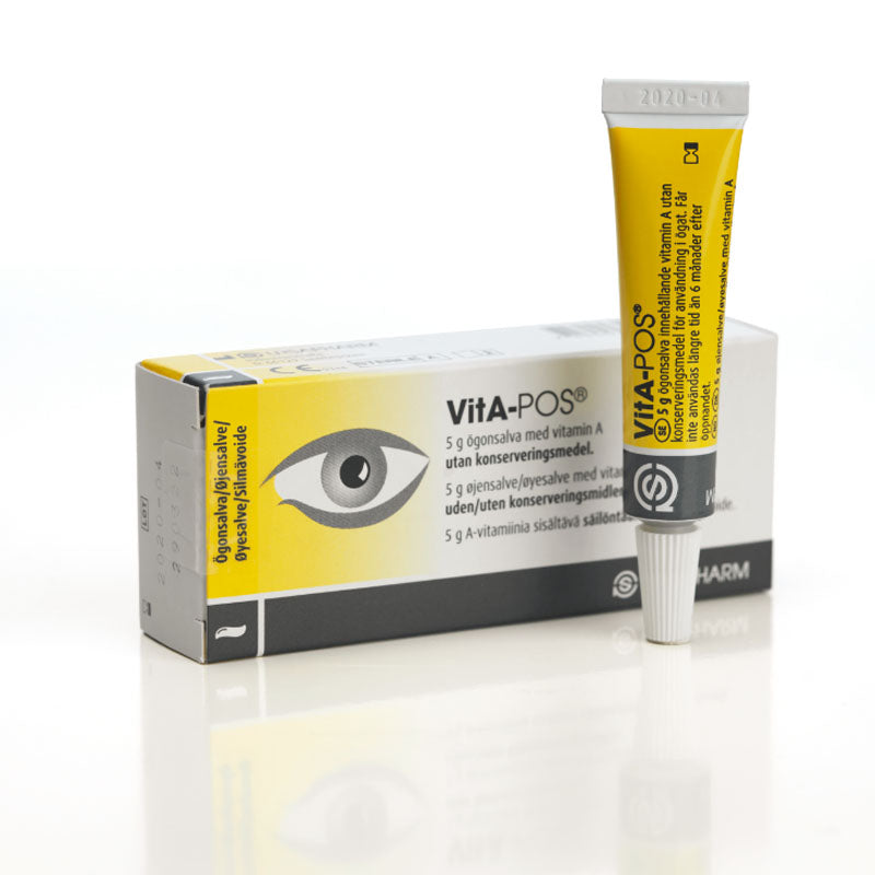 Køb VitA-POS Øjensalve med vitamin A på Prosyn.dk